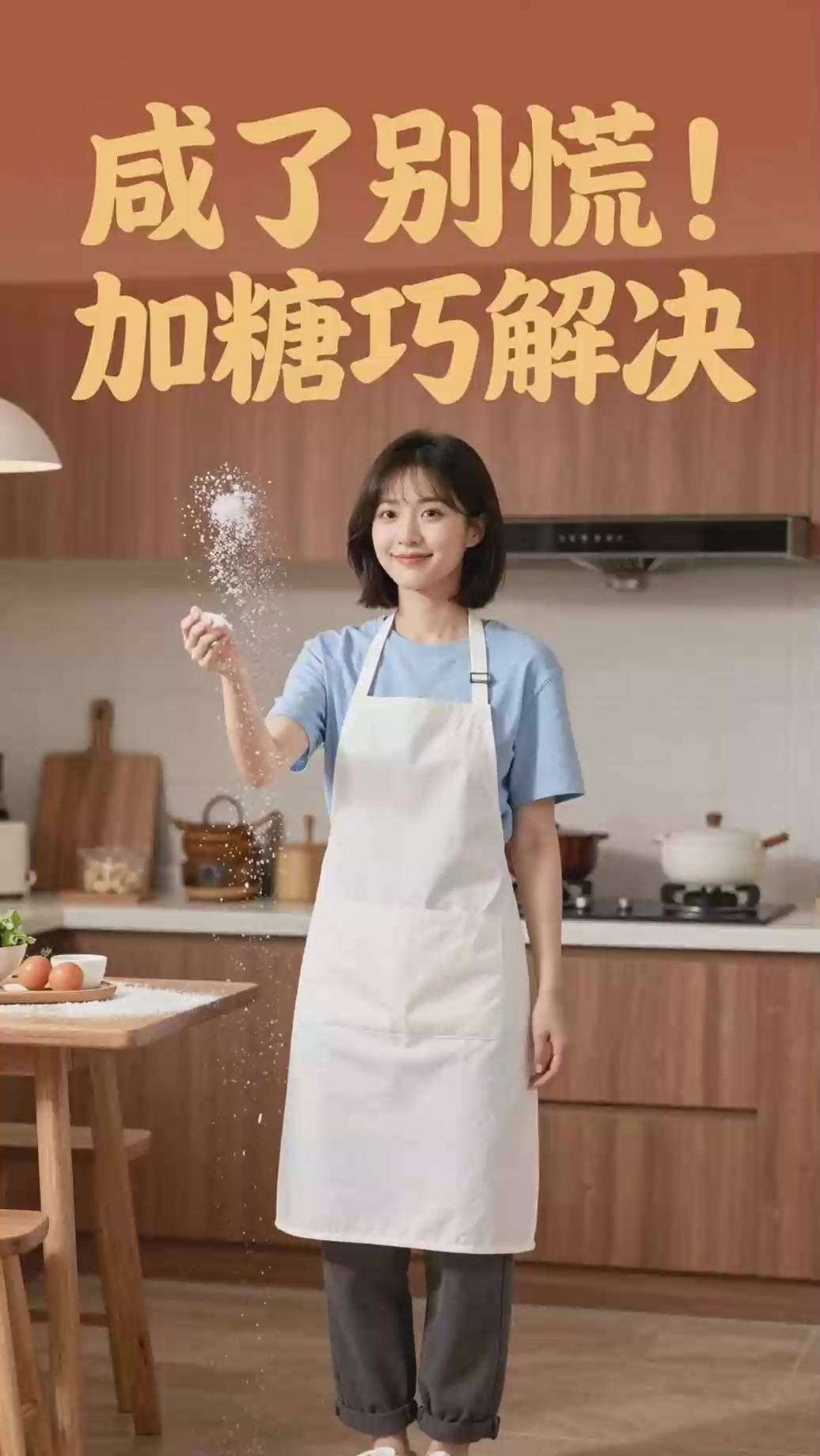 超省心！凉拌菜太咸，加点白糖中和咸味更适口。