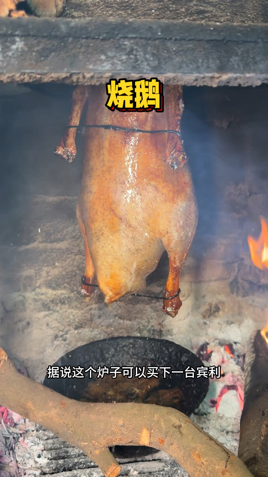 东莞街头的荔枝木烧鹅