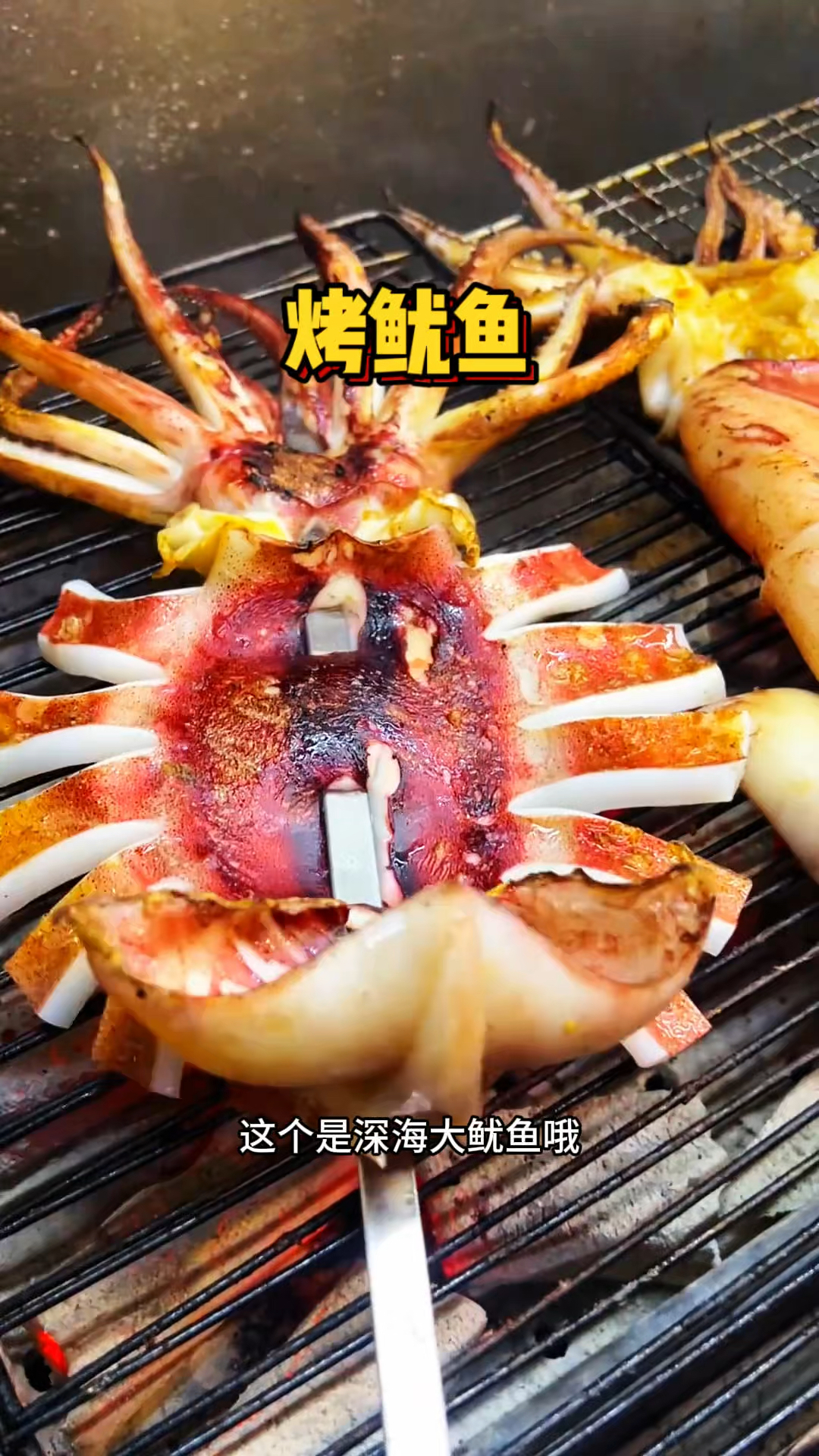 厦门街头的烤鱿鱼