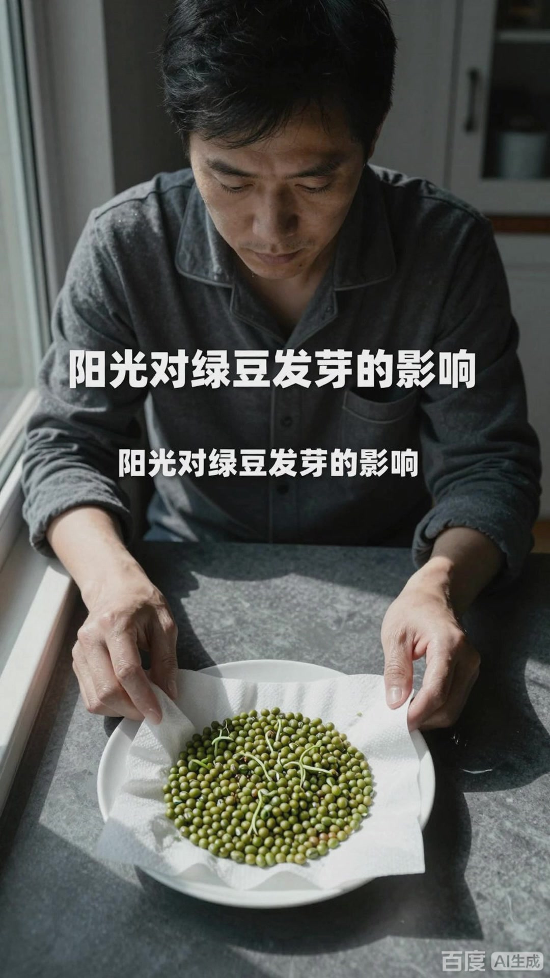绿豆发芽需要阳光吗?对比试验找答案