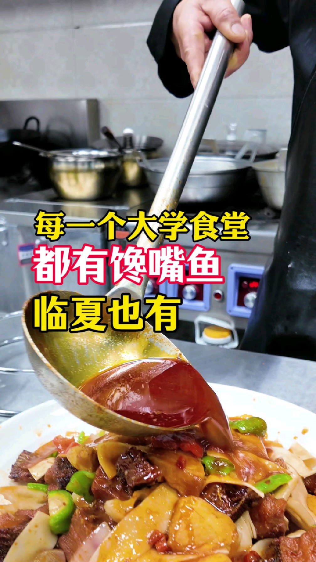 据说每一个大学食堂都有馋嘴鱼,临夏也有自己的馋嘴鱼了。