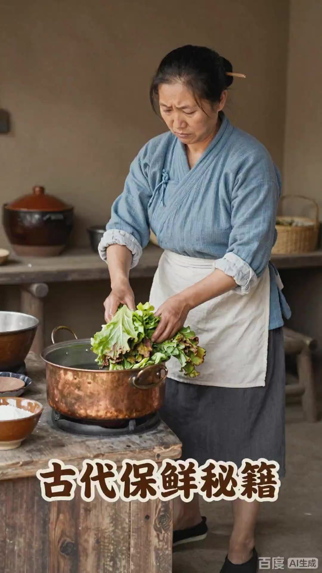 古代如何让蔬菜不变色？焯水加盐法厨师不愿说的秘