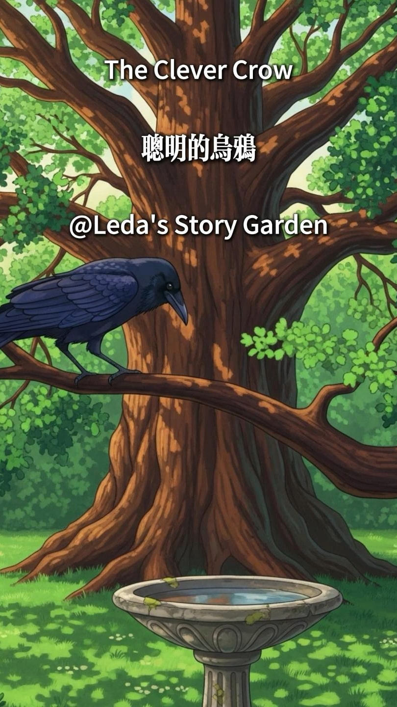 【睡前故事 Bedtime Story】《聪明的乌鸦》| 儿童英语绘本