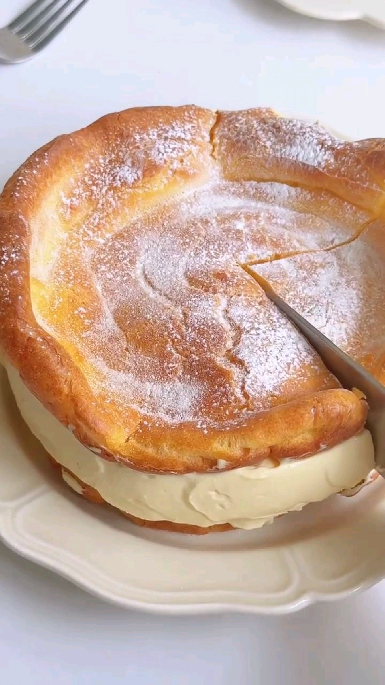 波兰泡芙蛋糕|奶fufu的,轻甜不腻~