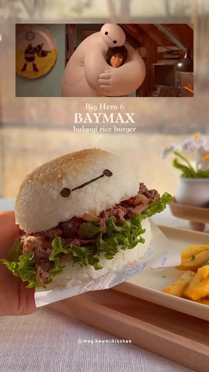 大白米汉堡｜专为不爱吃饭的宝宝准备的~