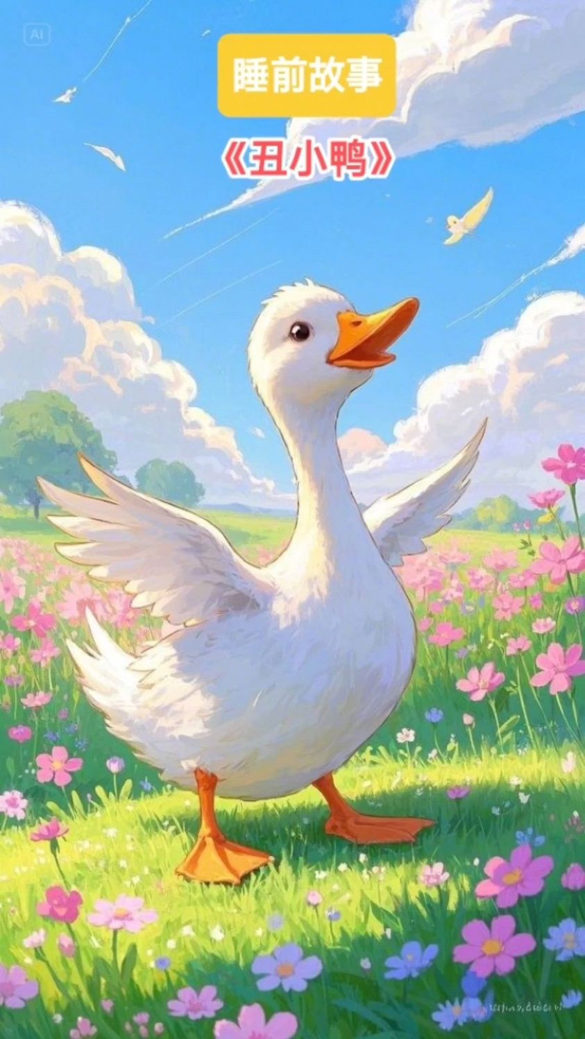 儿童睡前故事9丑小鸭