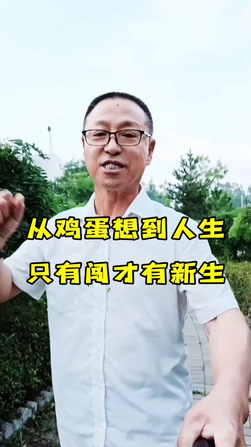 从鸡蛋破壳想到人生,只有敢闯才有新生