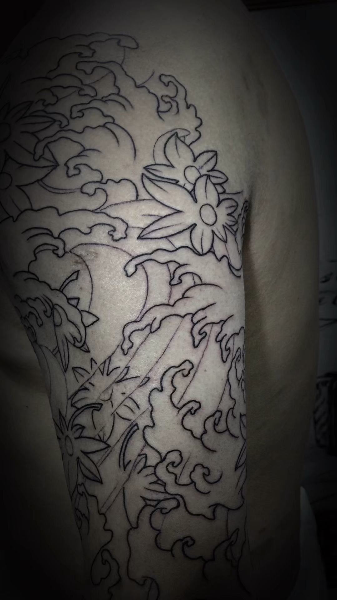 老传统浪花枫叶 下次继续～