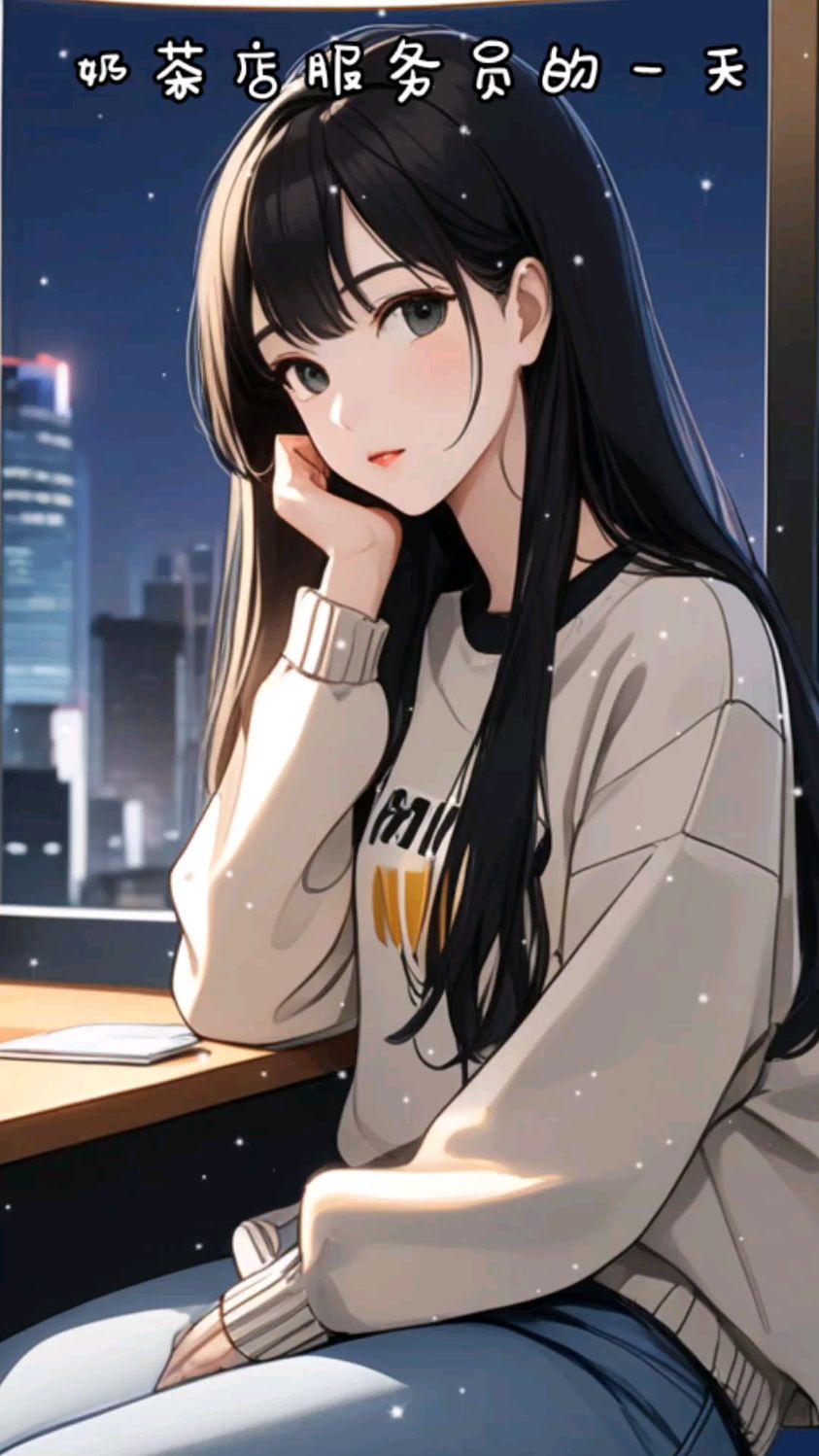 奶茶店服务员的一天