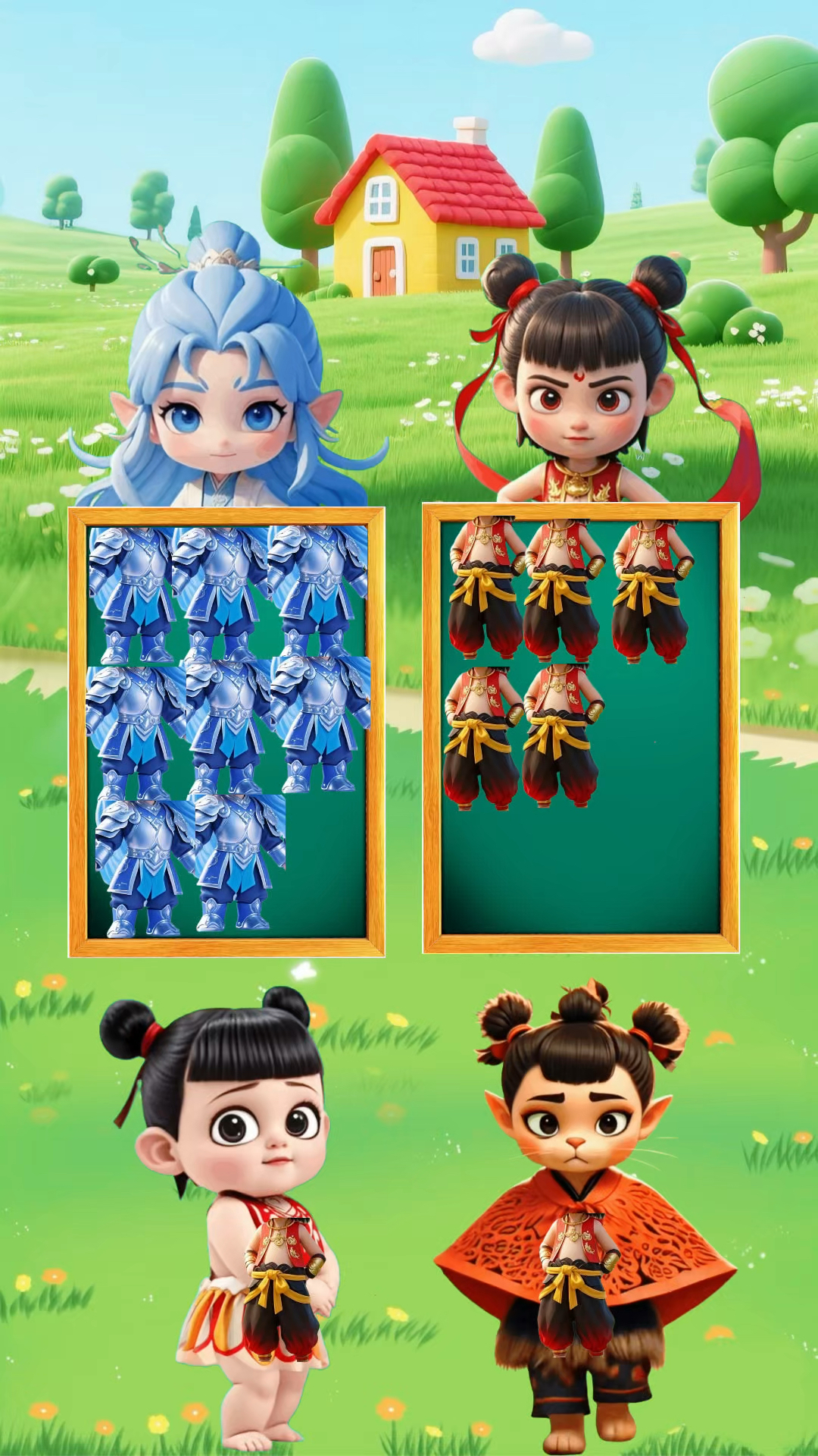 敖丙和哪吒比赛了