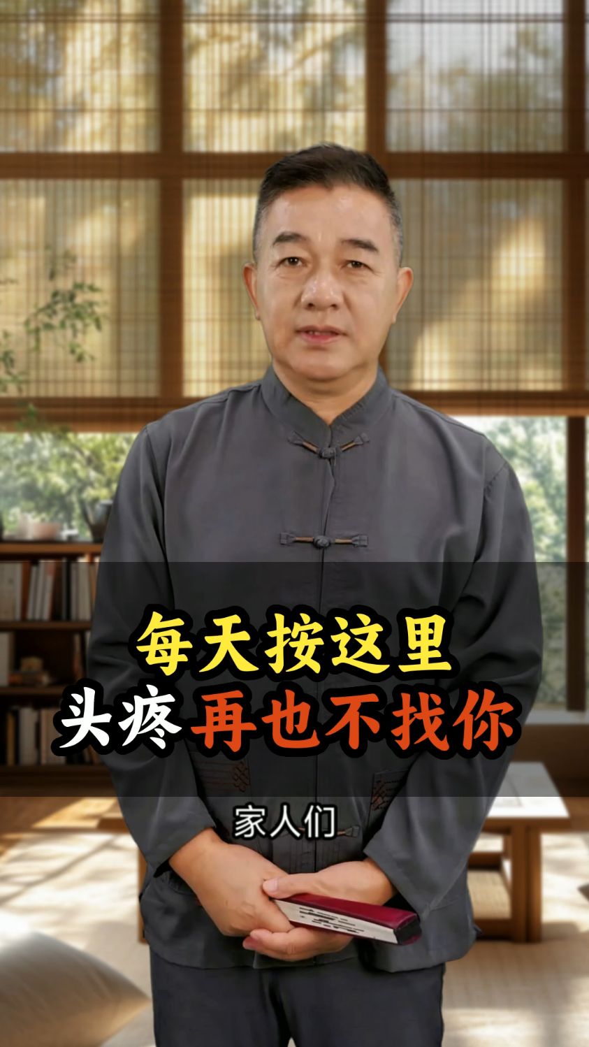 每天按摩这个穴位,头痛不疼了。