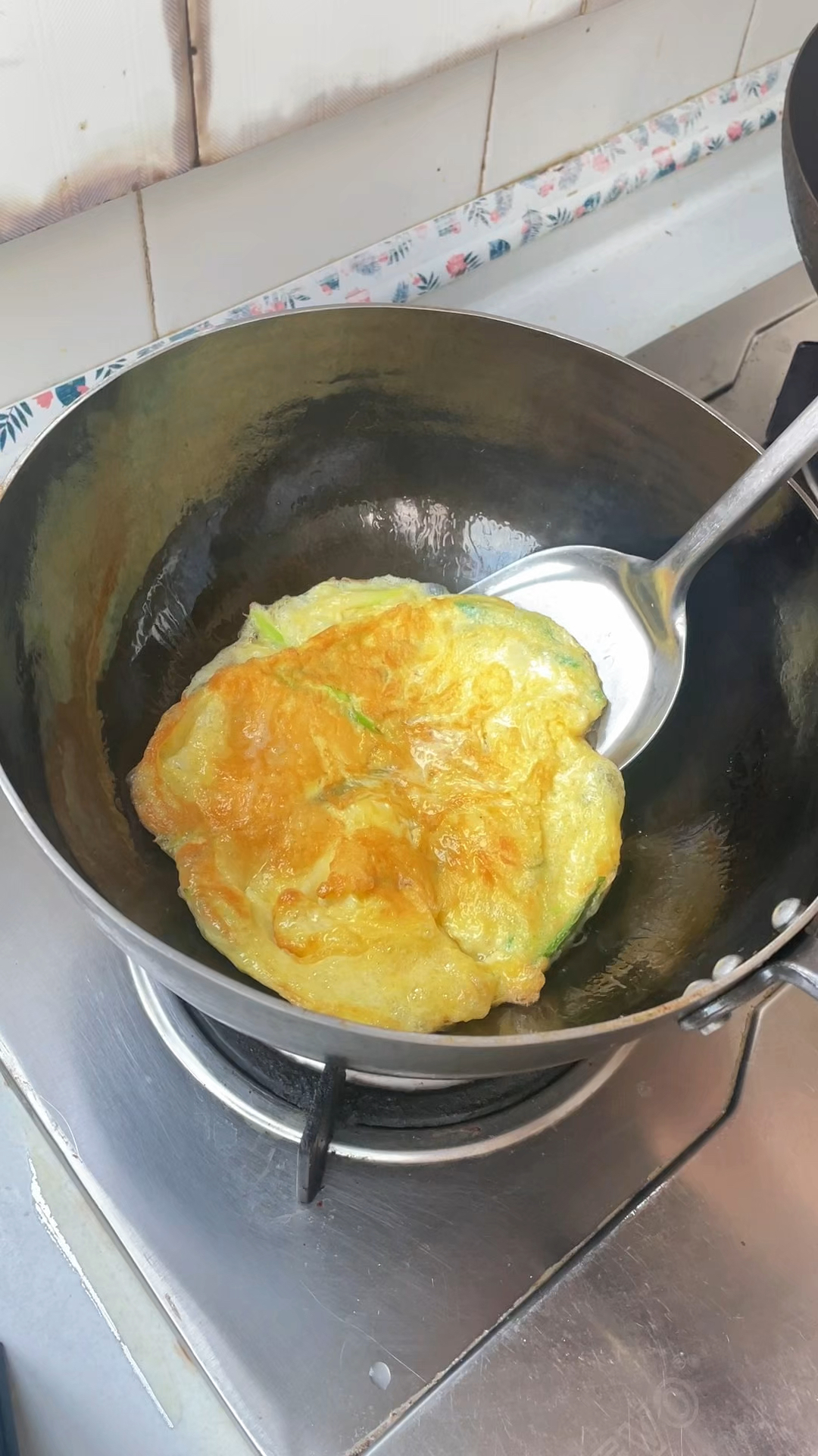 大葱煎蛋真的太香了