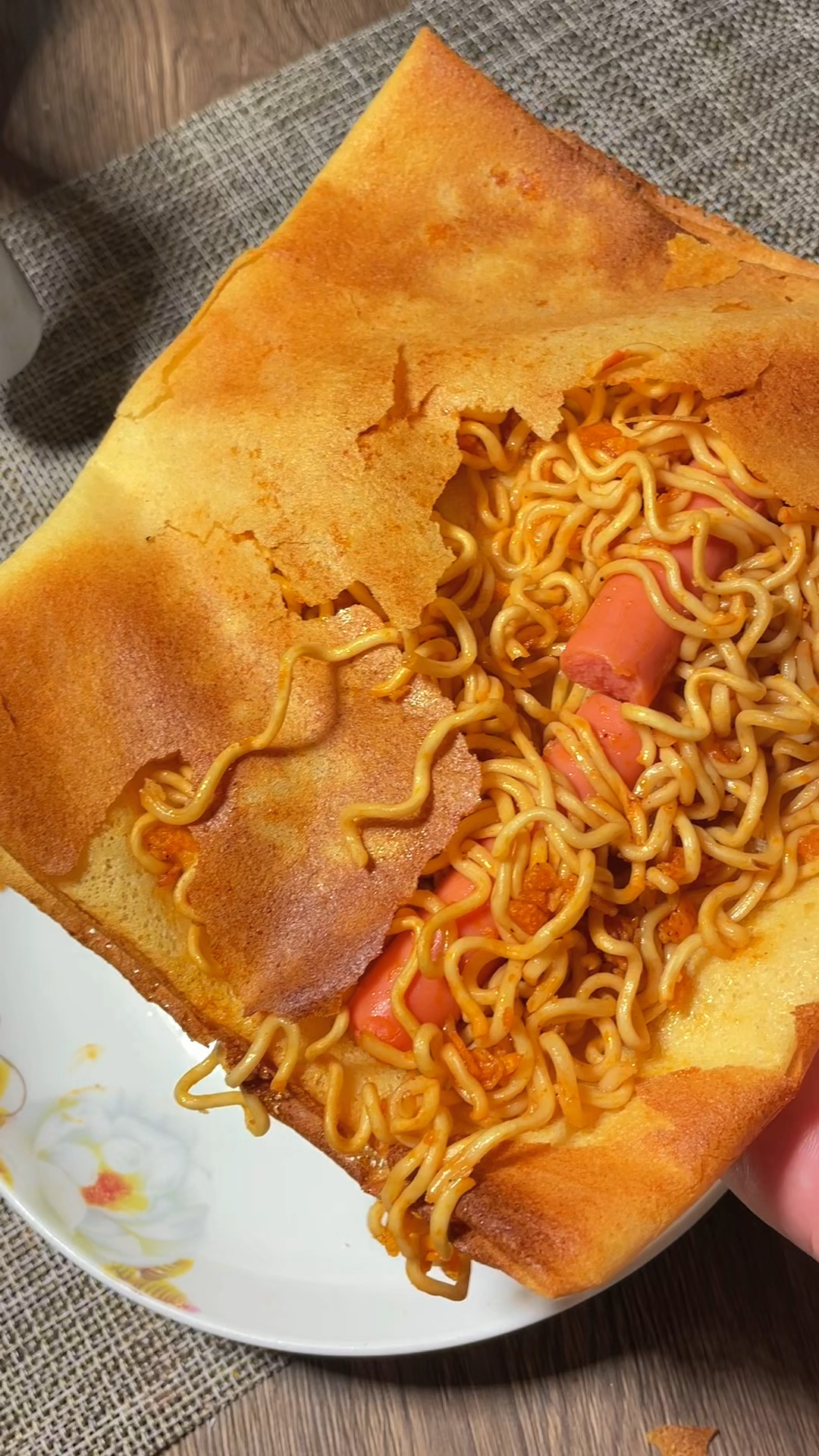 脆脆的火鸡面煎饼