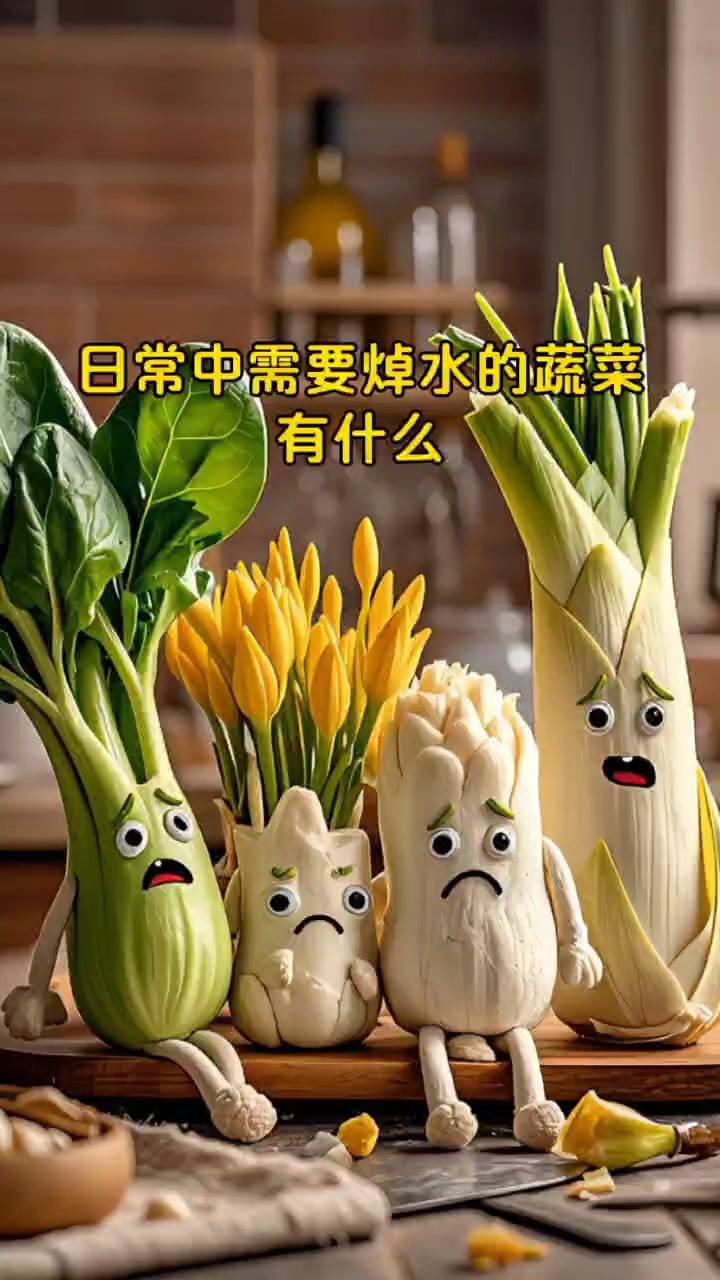 焯水蔬菜减草酸、去涩味,健康饮食第一步!”