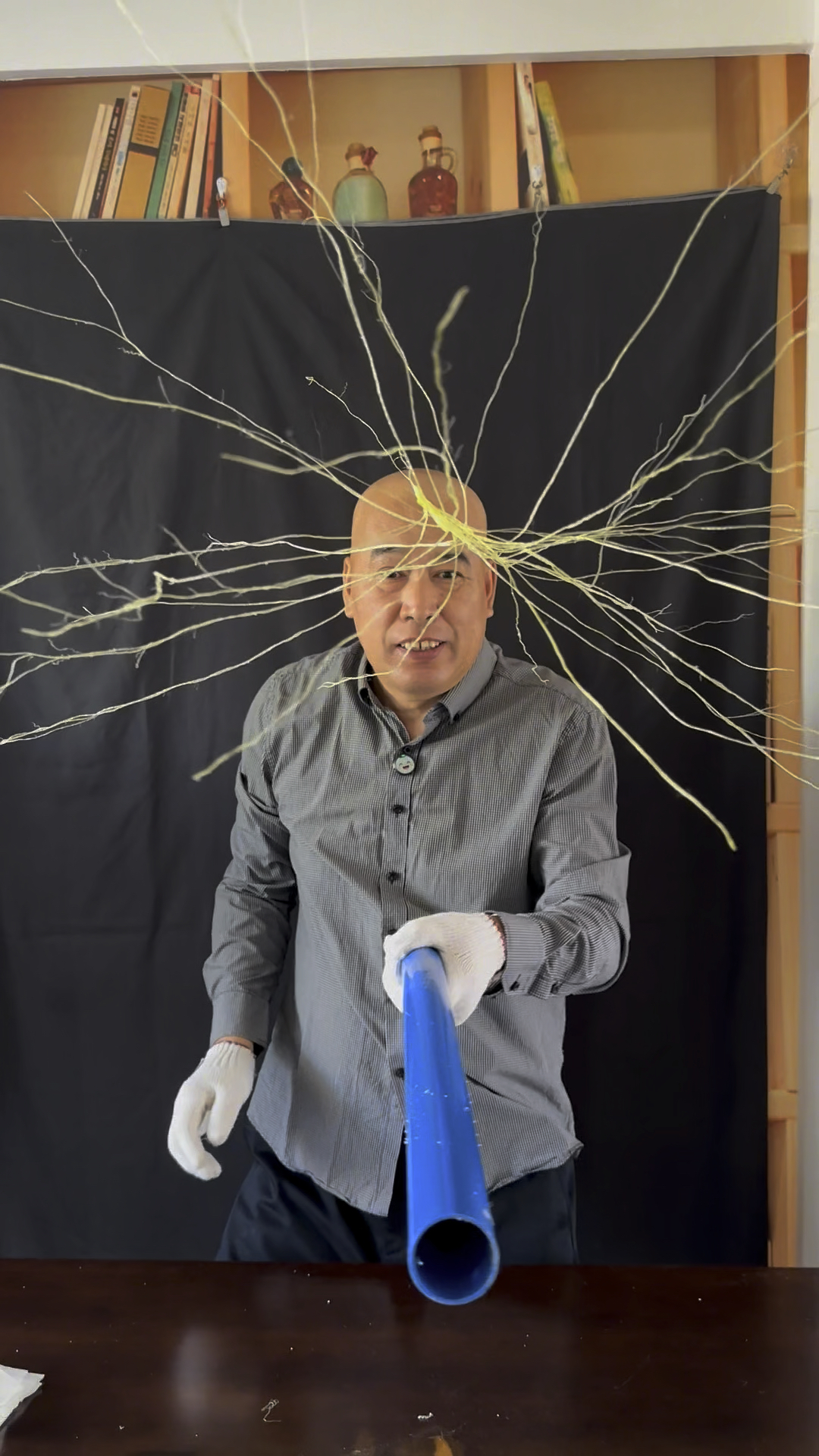 在家就能做的静电章鱼实验