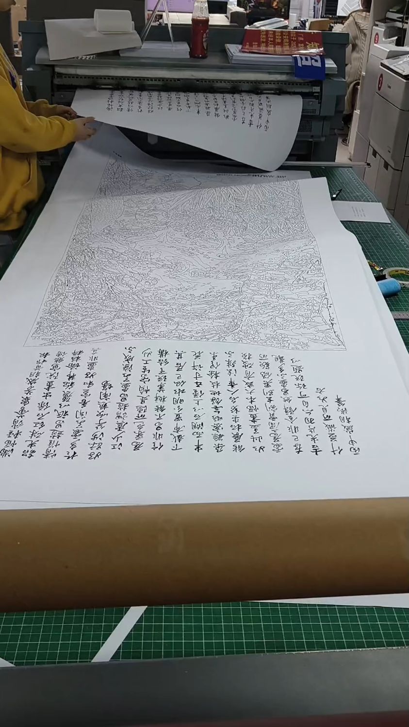 放大版【岁朝图】白描底稿,视频课#工笔国画教学#工笔花鸟#工笔国