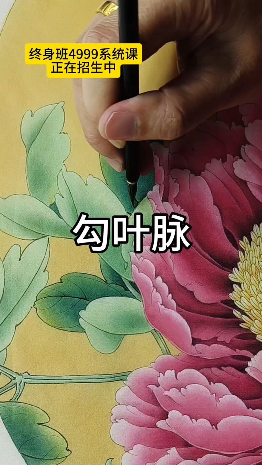 勾80幅不开叉不弯尖#工笔国画#工笔画#画画直播间#工笔人物#国画