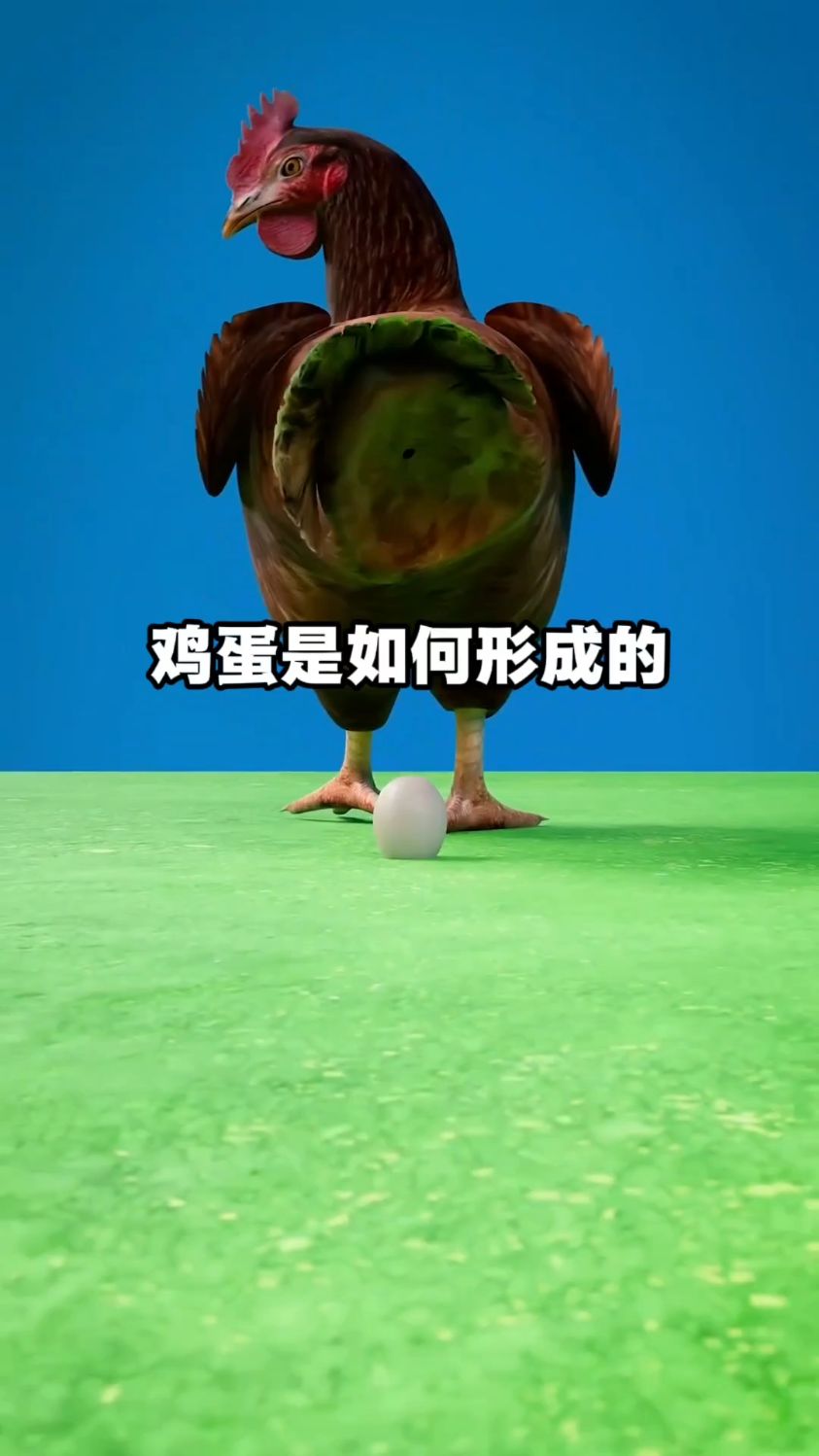 鸡蛋是如何形成的?