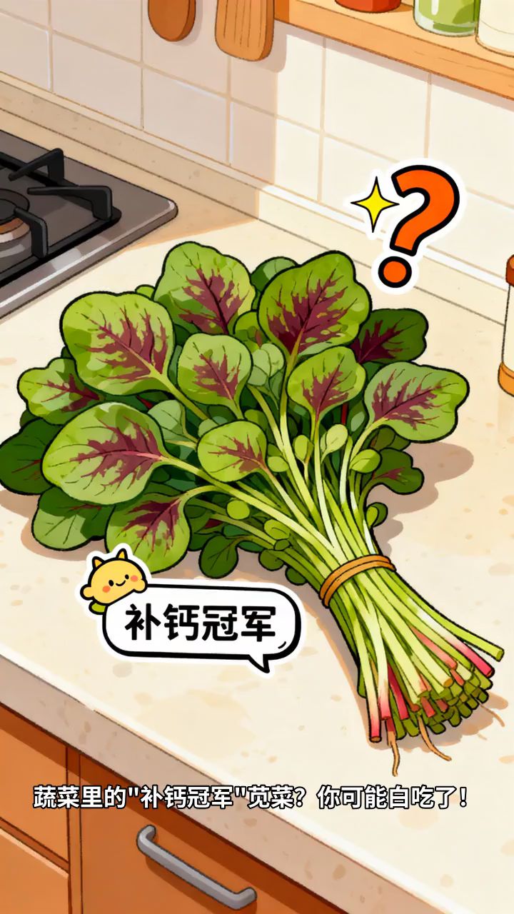 苋菜含钙高但吸收难,补钙效果大打折扣
