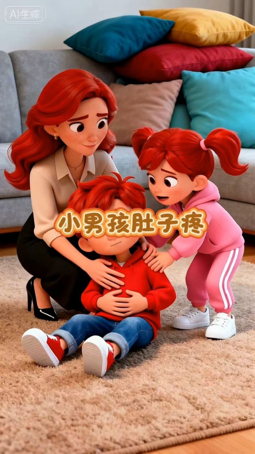 《小男孩的肚子疼》