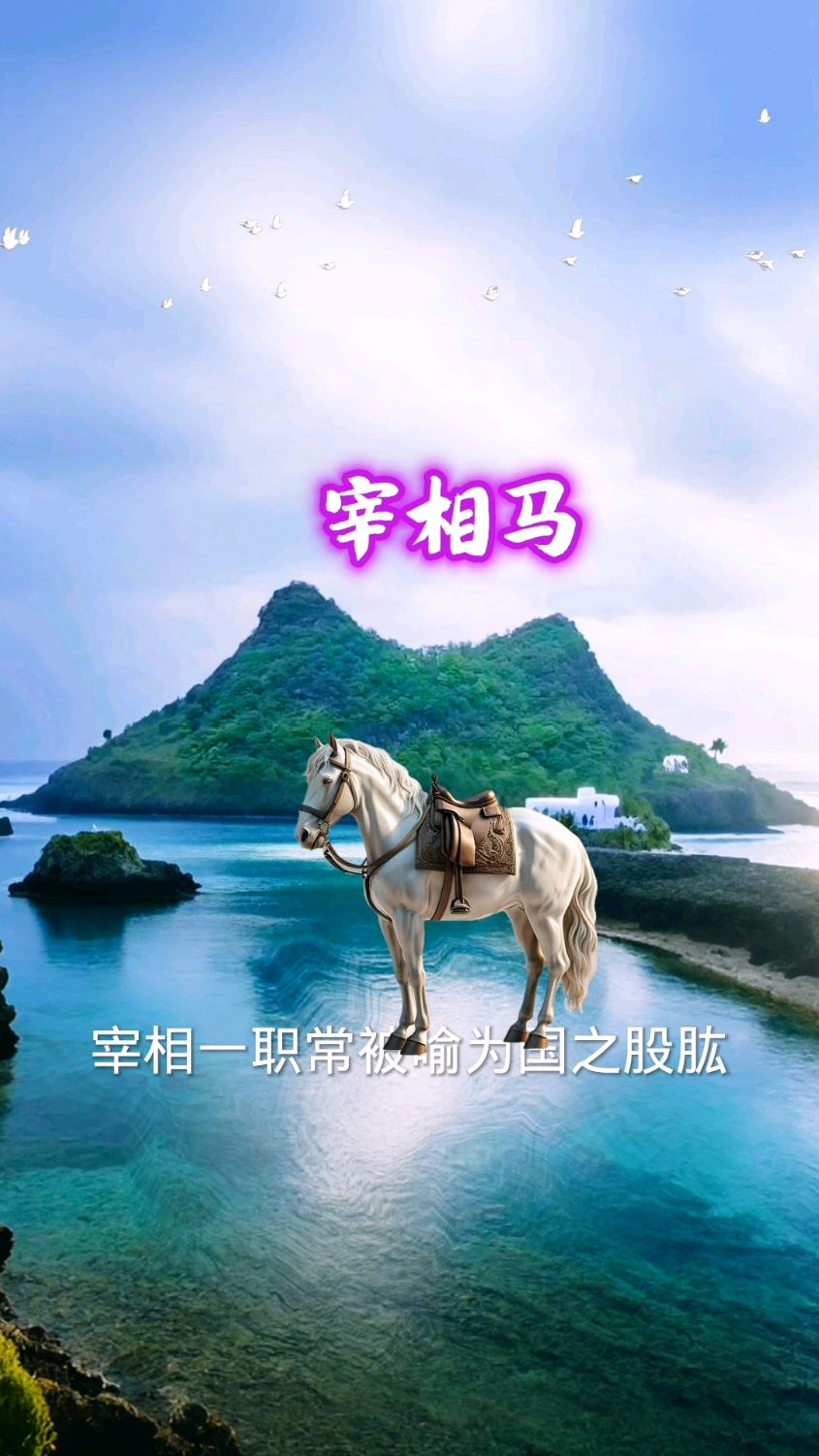 宰相马,紫袍金鱼袋暗合紫气东来之兆