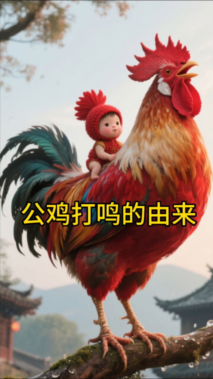 民间故事,公鸡打鸣的由来