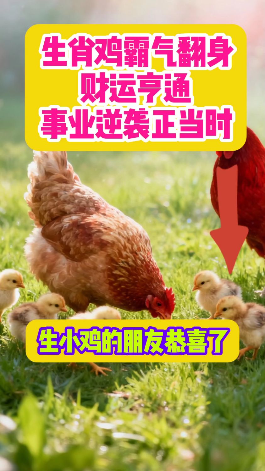 生肖鸡霸气翻身财运享通
