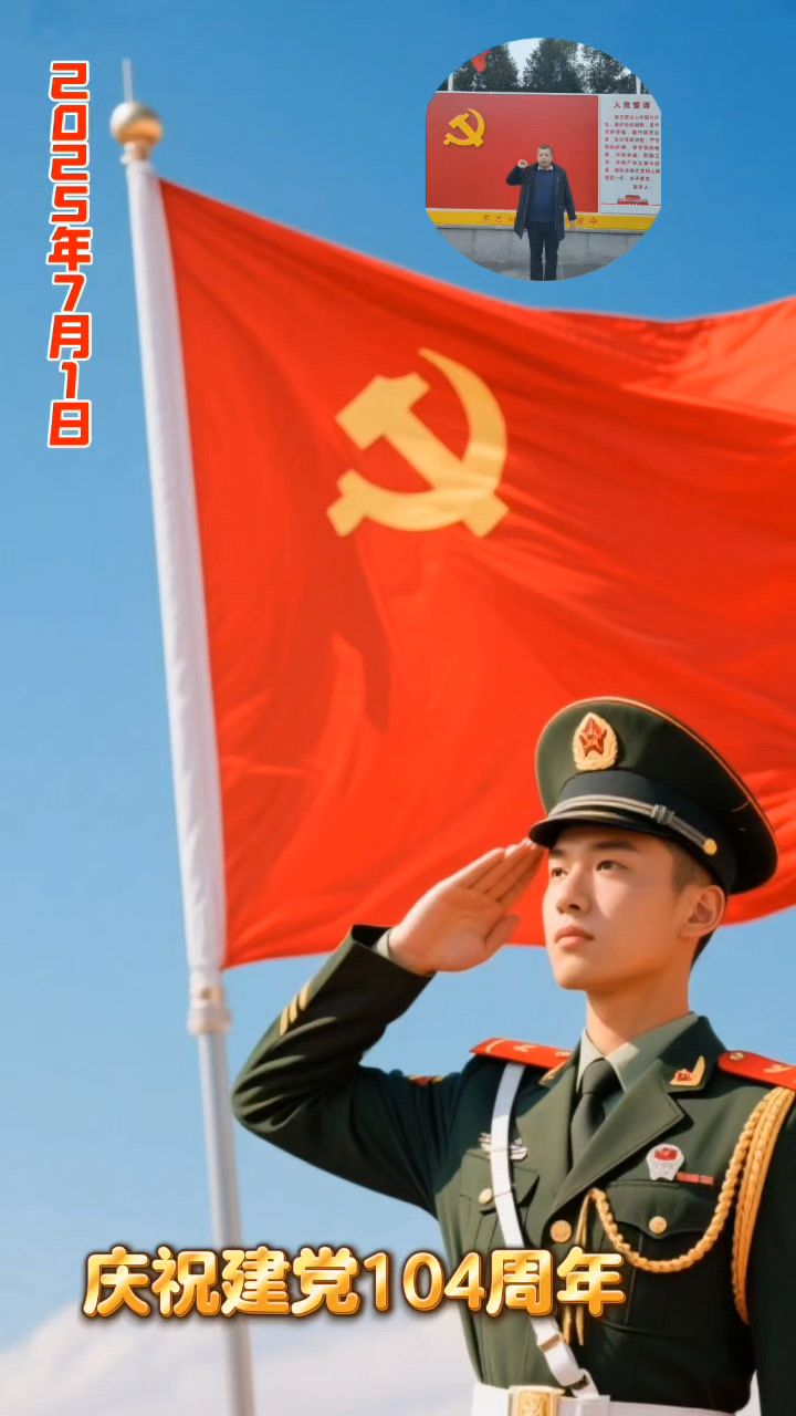 7月1日建党节:庆祝建党104周年!