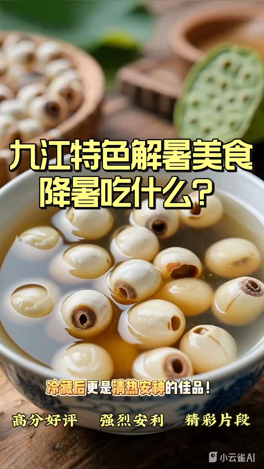 九江特色解暑美食,降暑吃什么?