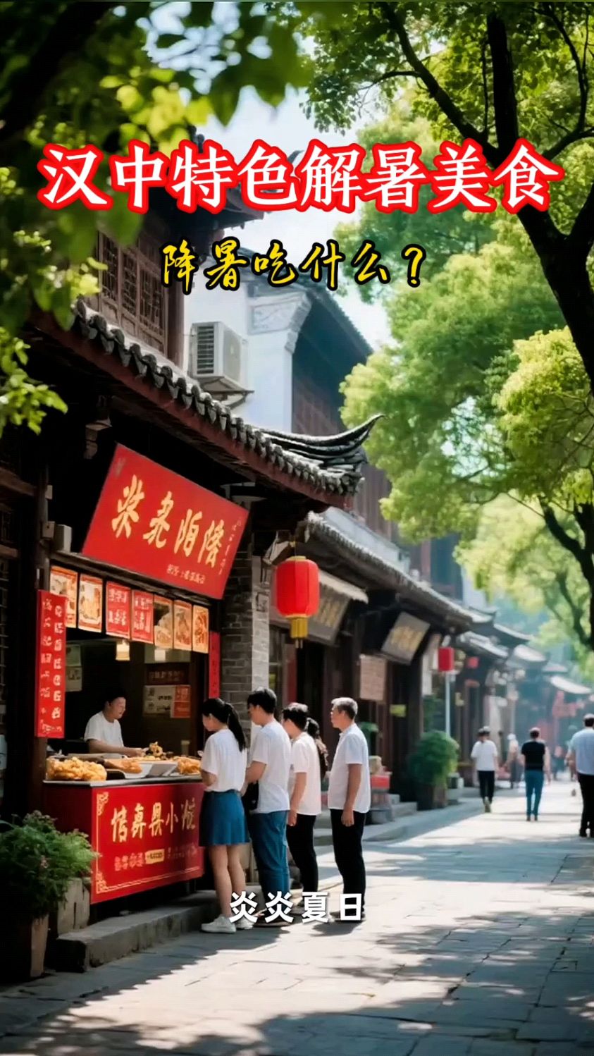 汉中特色解暑美食,降暑吃什么?
