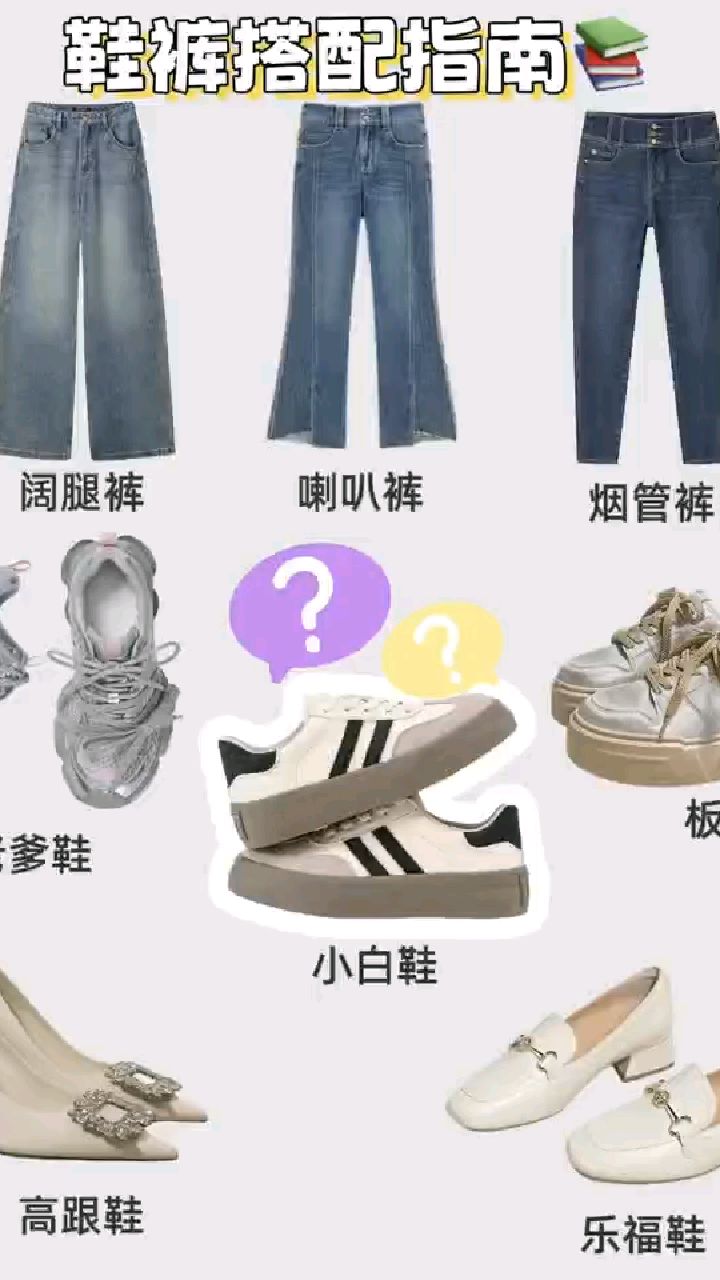 普通人&穿搭小白速进!裤子鞋子搭配秘籍