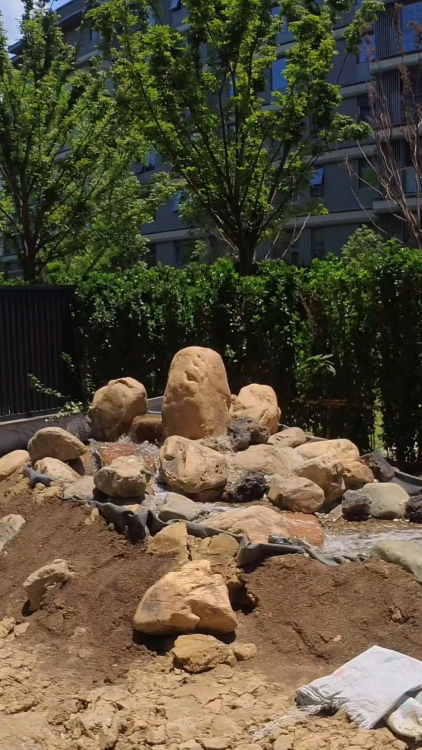 生态溪流鱼池过滤系统这样搭建