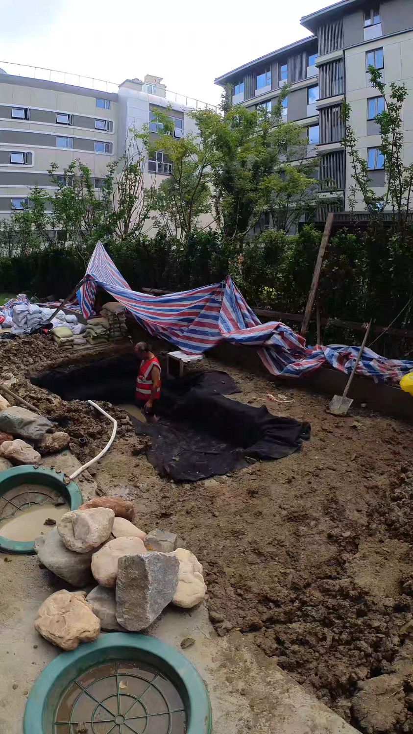 生态鱼池建造过程分享