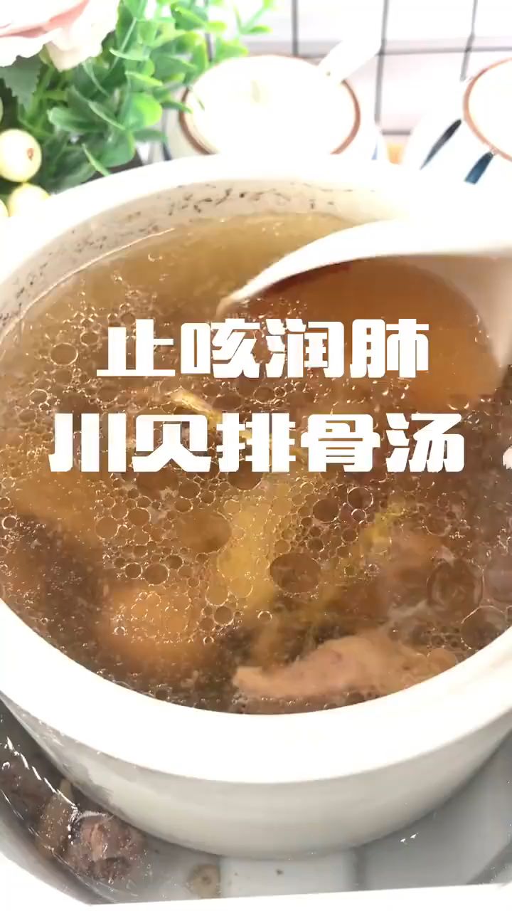 健康美味的川贝排骨汤赶快给家人做一碗吧
