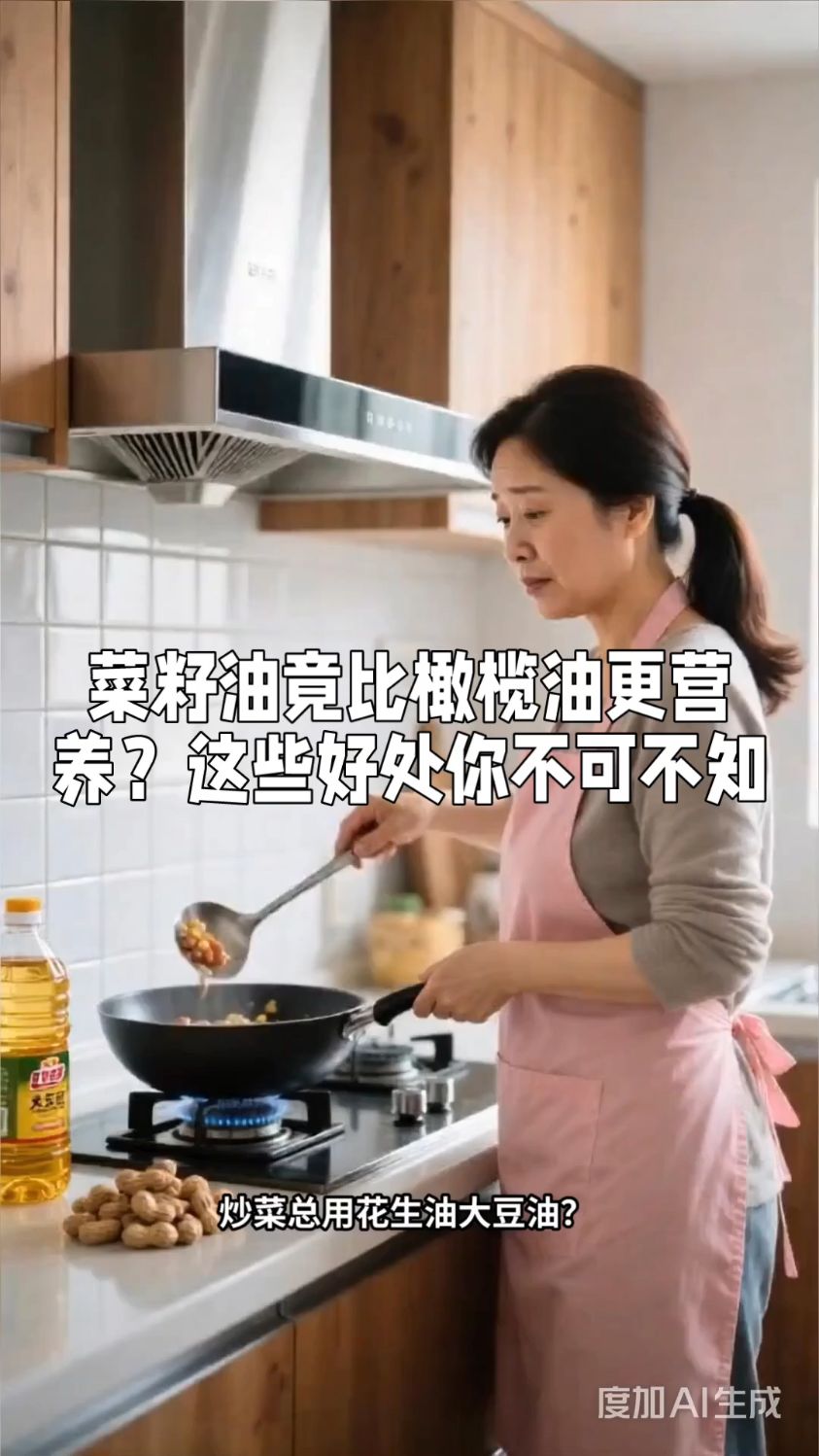 菜籽油竟比橄榄油更营养？这些好处你不可不知
