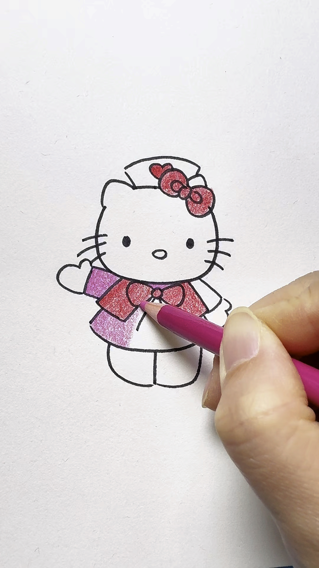 Kitty猫这样画好可爱
