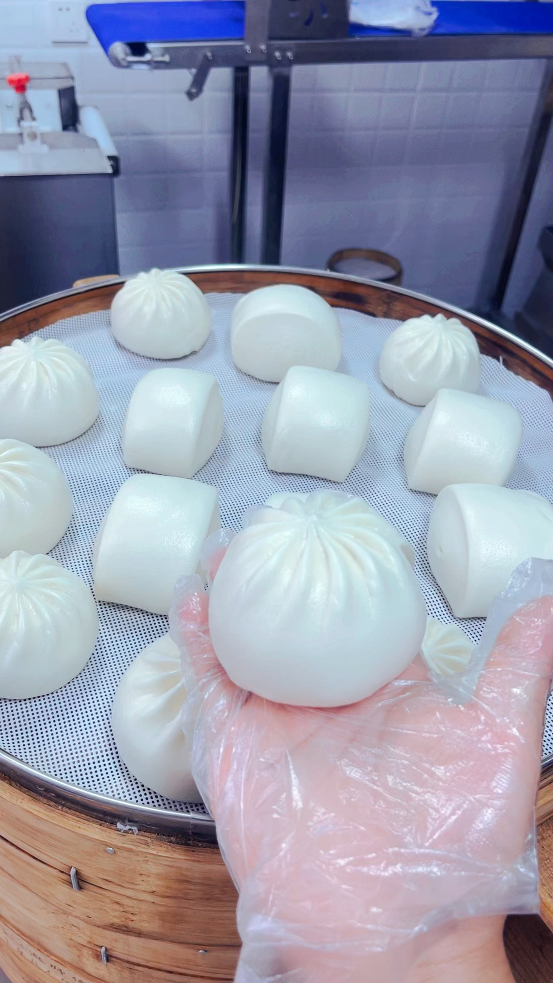 包子机做出来的包子馒头效果?