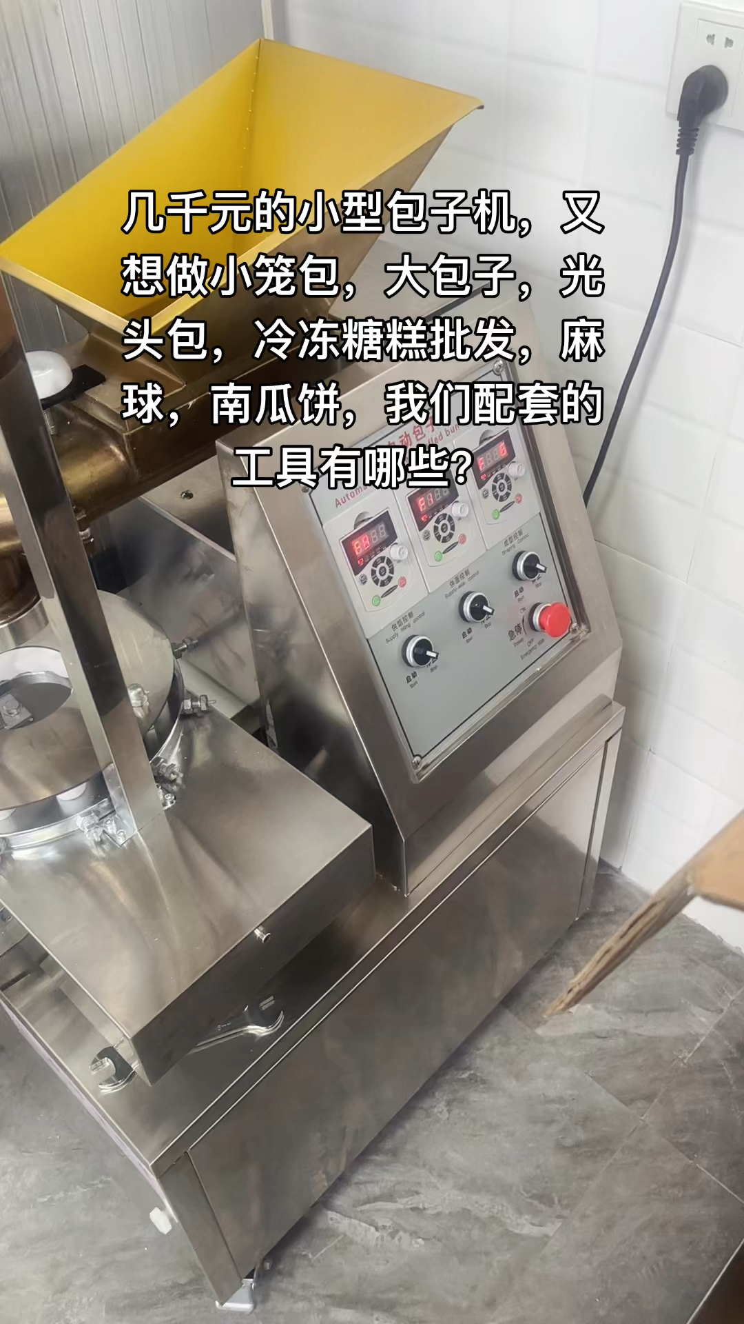 几千元的小型包子机,又想做小笼包,大包子,光头包,冷冻糖糕批