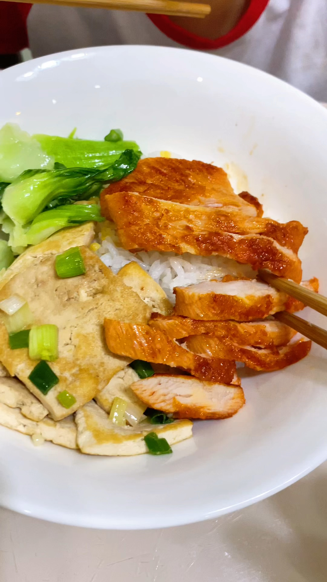 今天的自律午餐:鸡排饭
