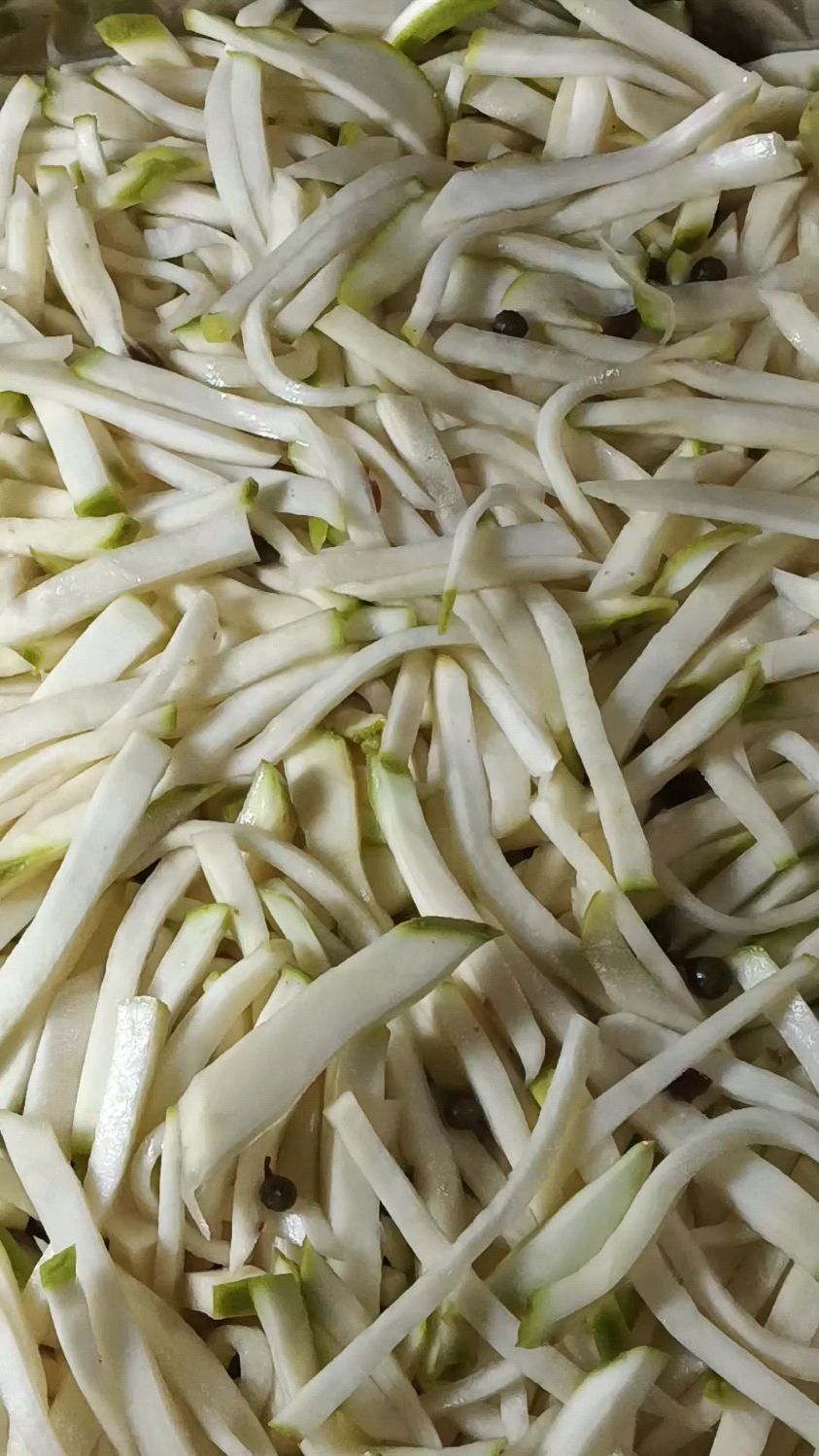辣芥菜丝!自制小咸菜