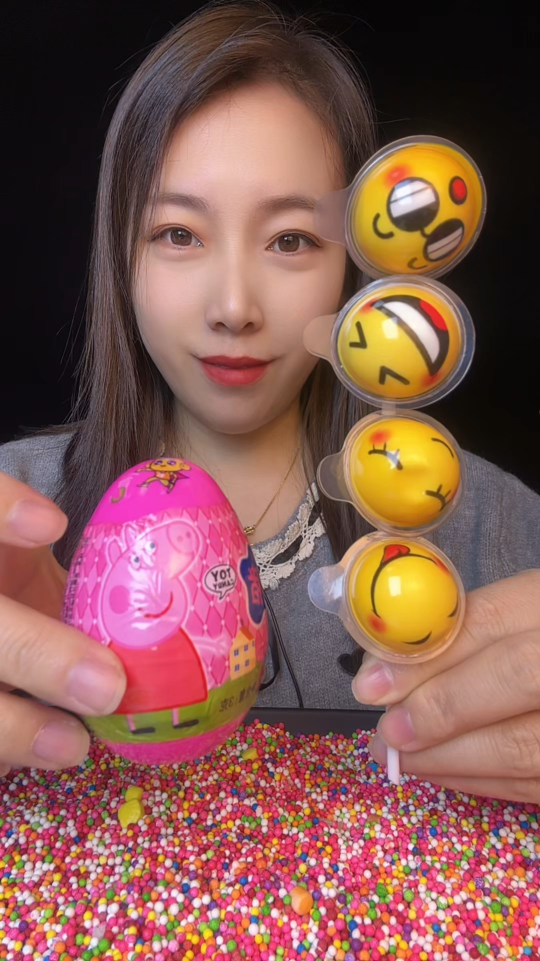 我新买的表情包爆浆软糖佩奇也要吃