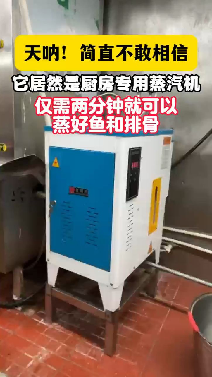 启动迅速,无需长时间预热,随时响应你的生产节奏 #蒸汽机