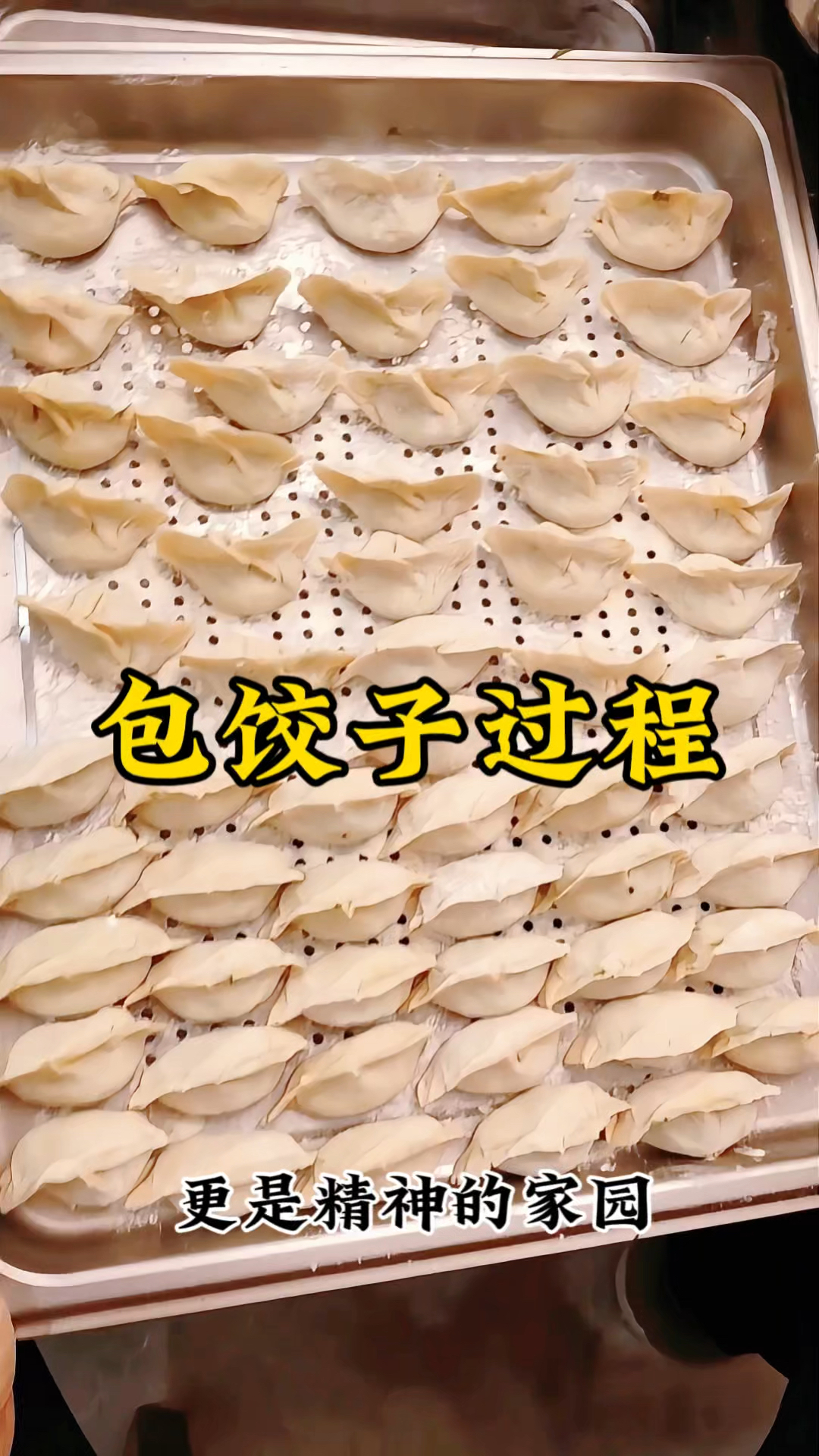 今天3.8妇女节 发一个我们河北人纯手工从调馅 和面 包饺子的过程