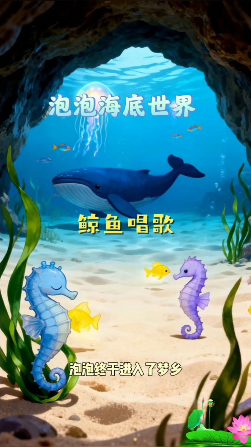 小海马泡泡的海底世界之鲸鱼唱歌