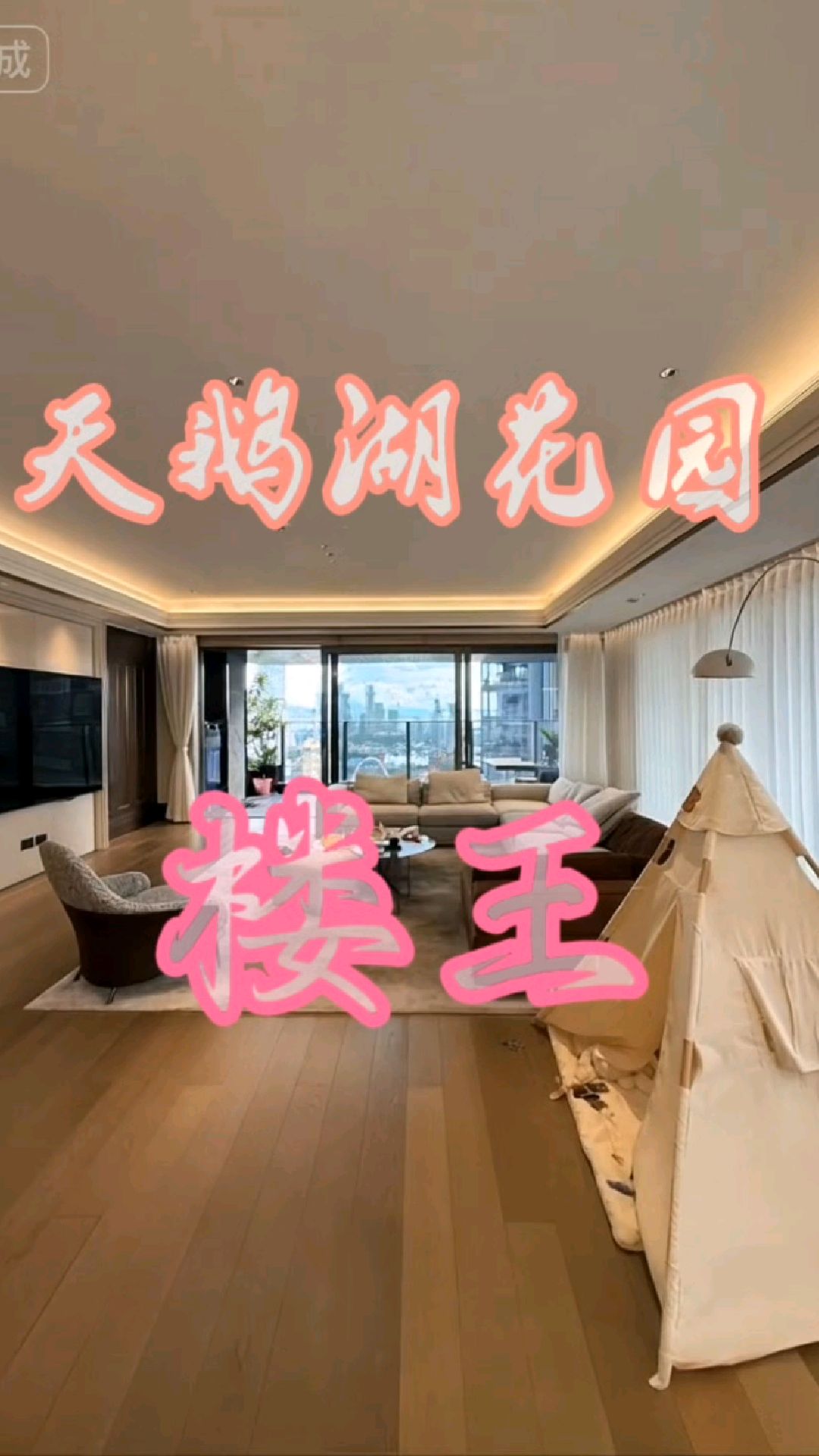 华侨城天鹅湖花园美景