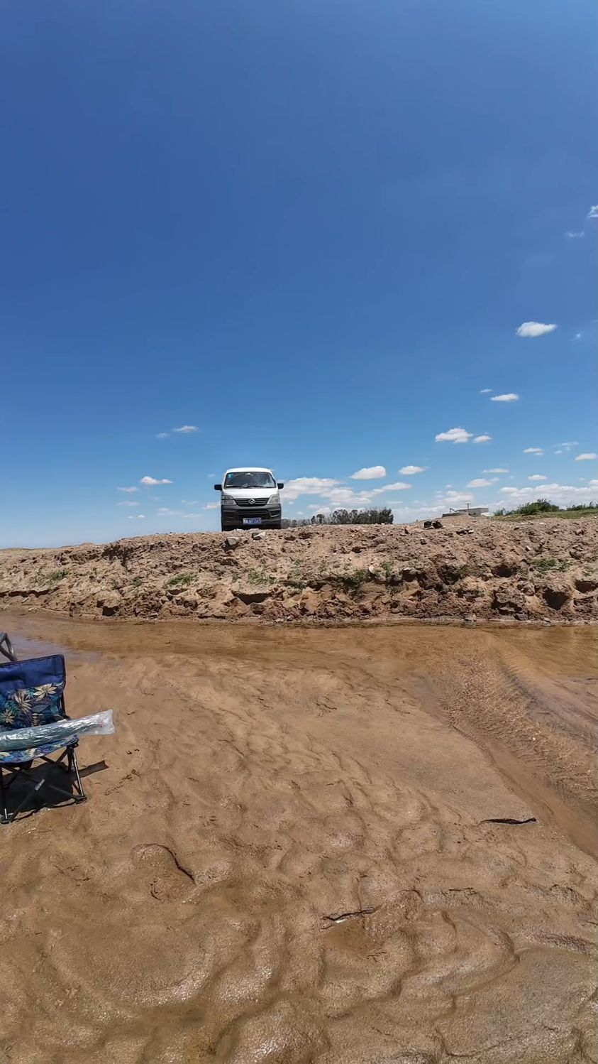 挖个坑,赶点鱼,享受户外免费鱼疗