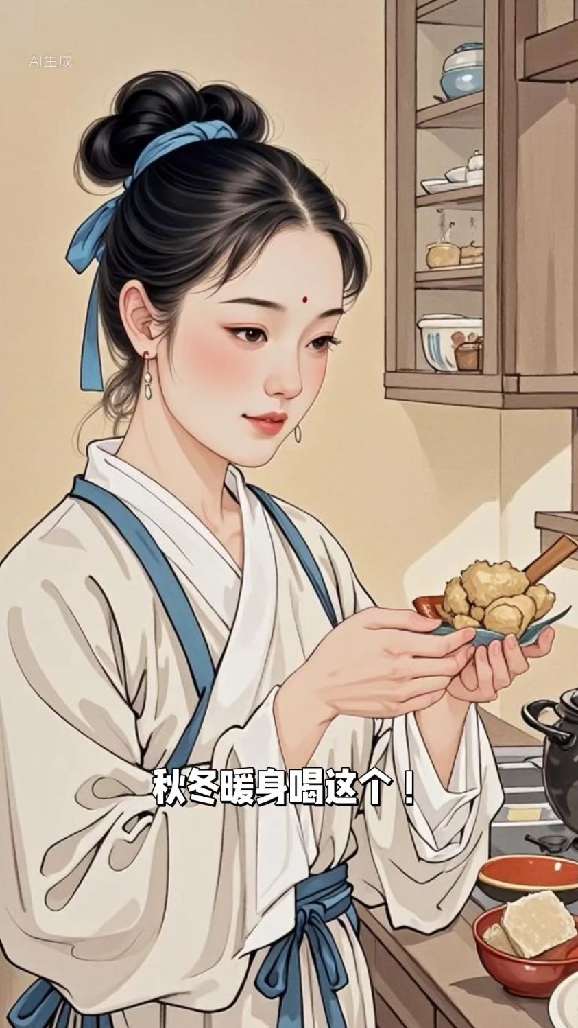 秋冬暖身喝这个!3块钱煮一锅生姜红糖水,做法超简单