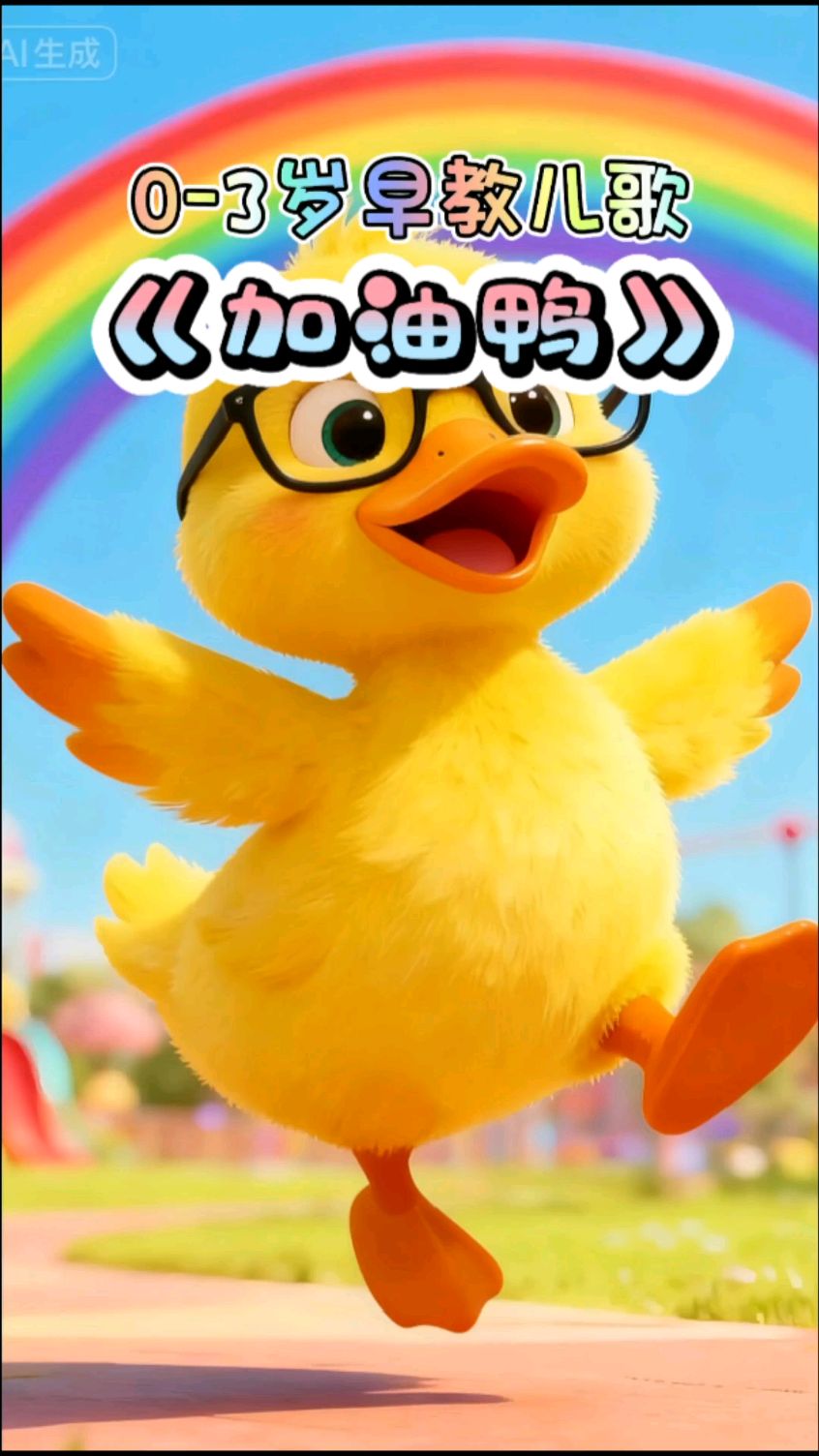 早教儿歌《加油鸭》来啦！！！加油鸭 加油鸭 向前冲鸭