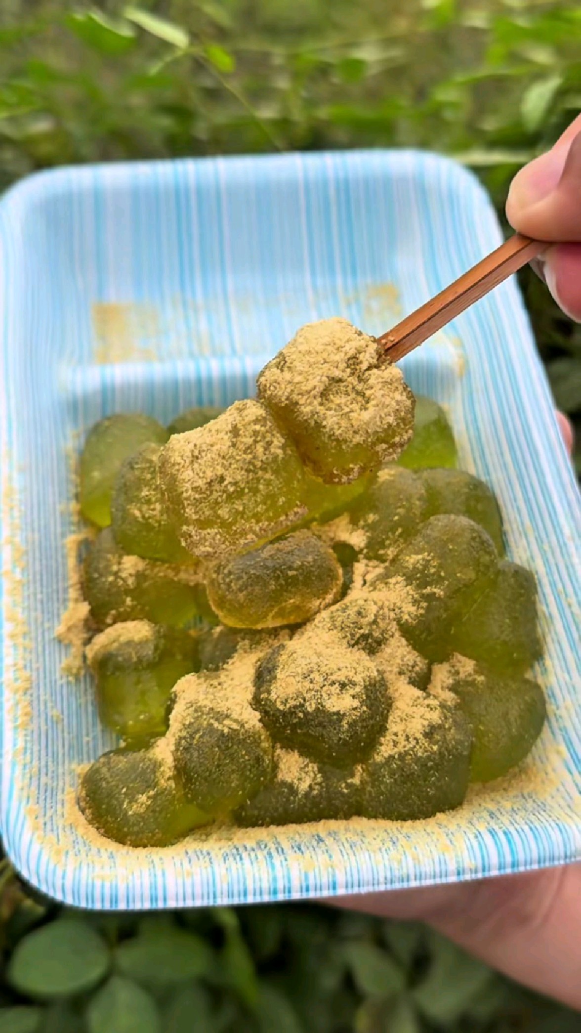 抹茶水晶糯米团子