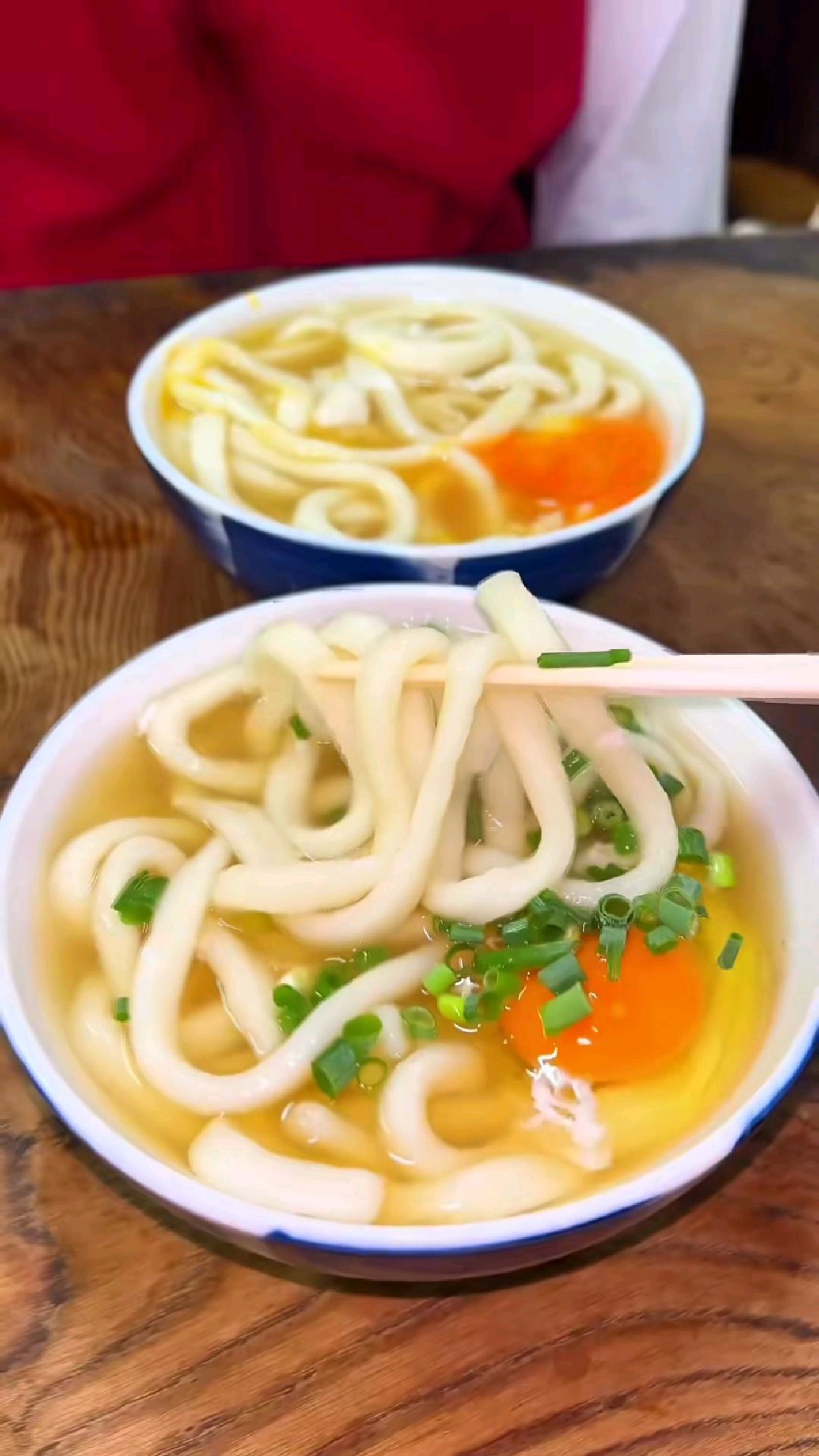 日本有百年历史的鲣鱼汤乌冬面